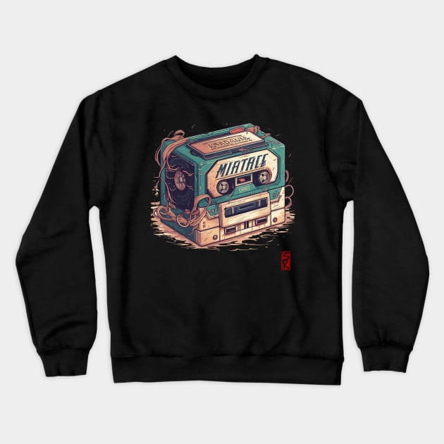 Retro cassette tape Crewneck Sweatshirt by siriusreno